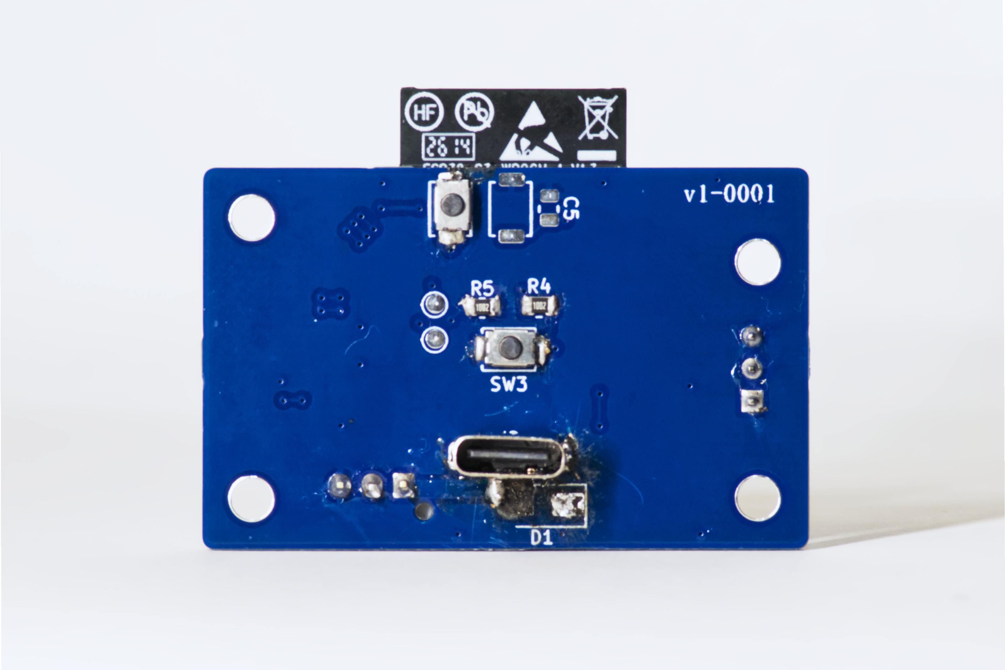 The back of the controller PCB